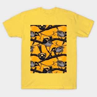 Fairy wrens in yellow T-Shirt